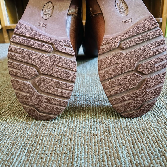 Sofft Brown Leather Sharnell II Lace Up Adjustable Riding Knee Boots, size 8 - Picture 13 of 14